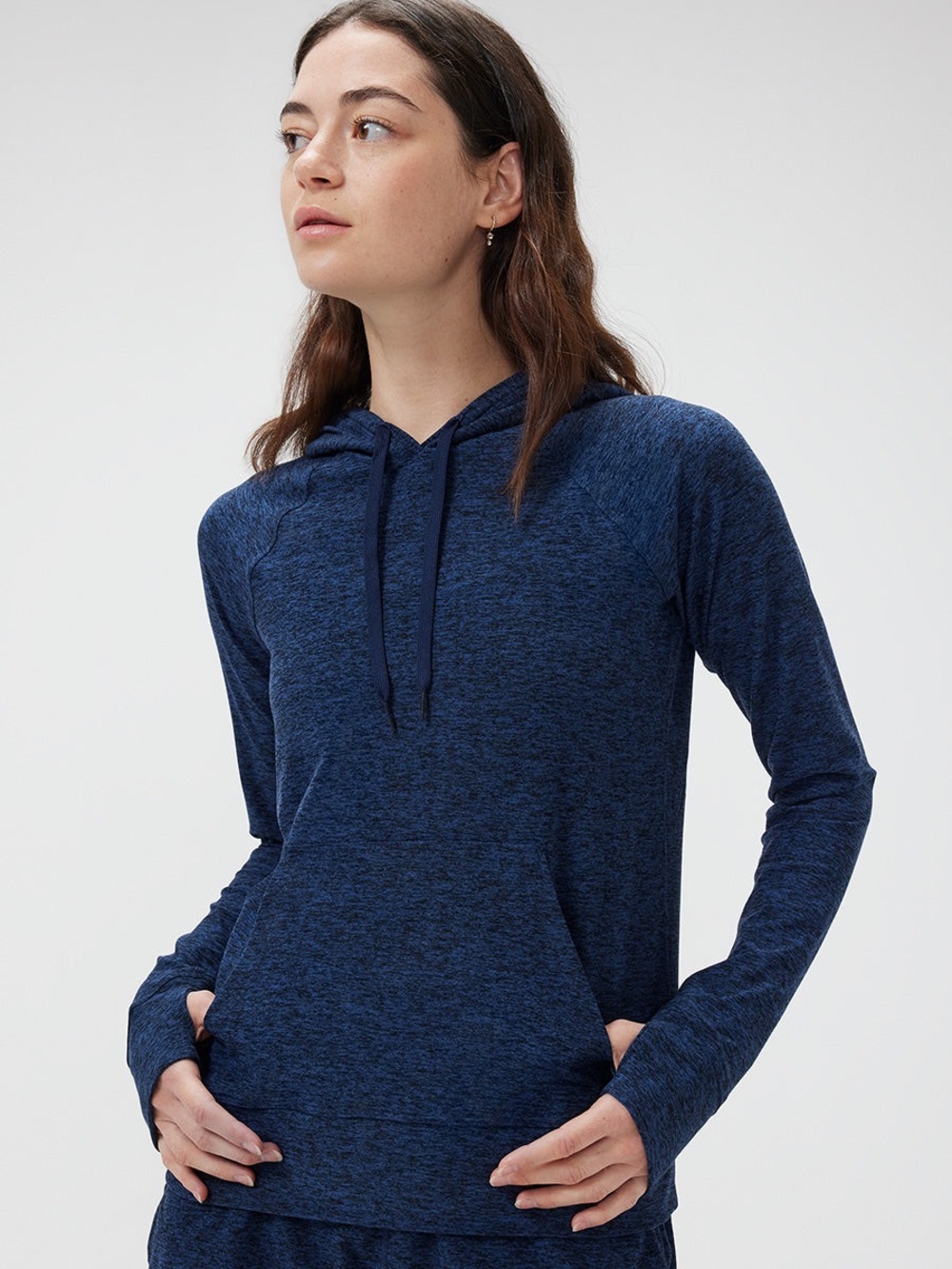 Outdoor Voices CloudKnit Hoodie in Navy Women’s Size Small